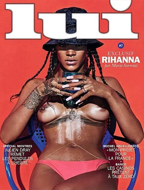 Rihanna Poses Nude for Lui Magazine #7